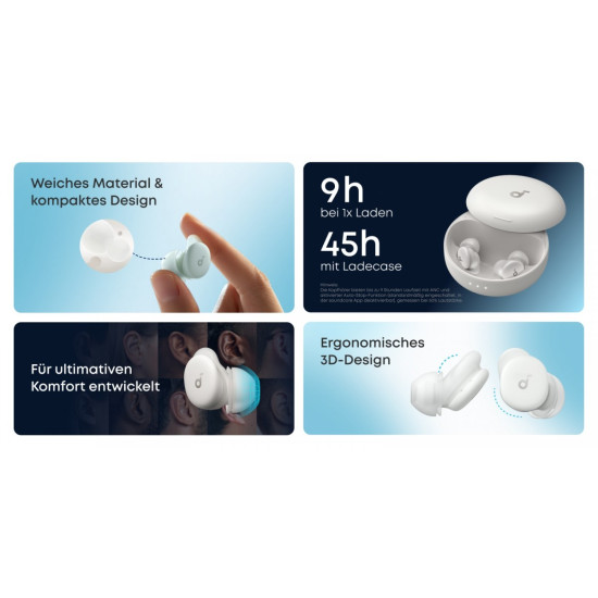 Słuchawki Soundcore Sleep A30 białe