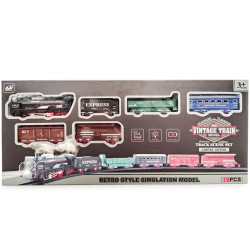 Pociąg Vintage z torem 19 elementów