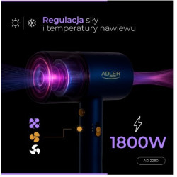 Suszarka do włosów 1800 W  AD 2280 