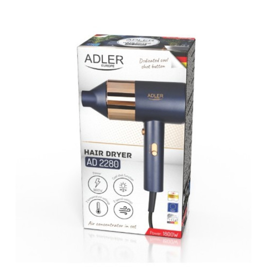 Suszarka do włosów 1800 W  AD 2280 