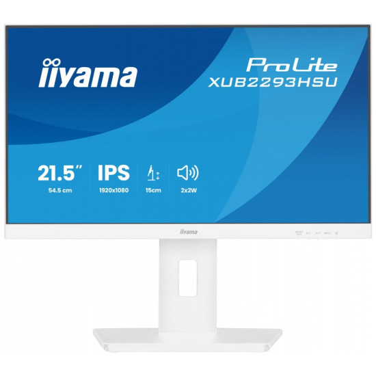 Monitor 22 cale XUB2293HSU-W7 IPS, 100Hz, Pivot, HAS(150mm), 300cd,   BIAŁY 