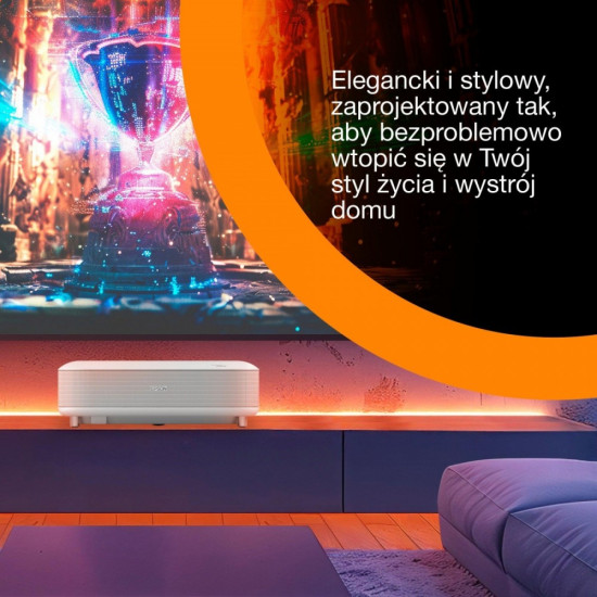 Projektor EH-LS670W 3LCD KD 4KUHD/3600L/5m:1/16:9/biały