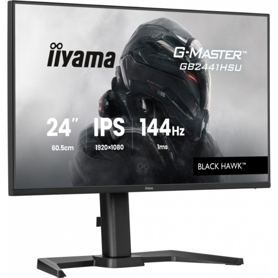 Monitor 23,8 cala GB2441HSU-B1 IPS,FHD,144Hz,1ms,2xUSB,350cd,HDMI,DP,HAS (150) PIVOT 