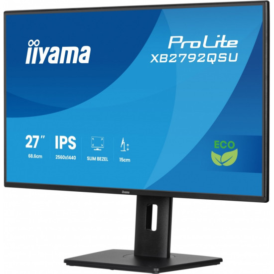 Monitor 27 cali XB2792QSU-B1   IPS,QHD, HAS (150) PIVOT,              120Hz,HDMI,DP, 350cd,1500:1, cienkie ramki, 2xUSB 3.2, ErP B 