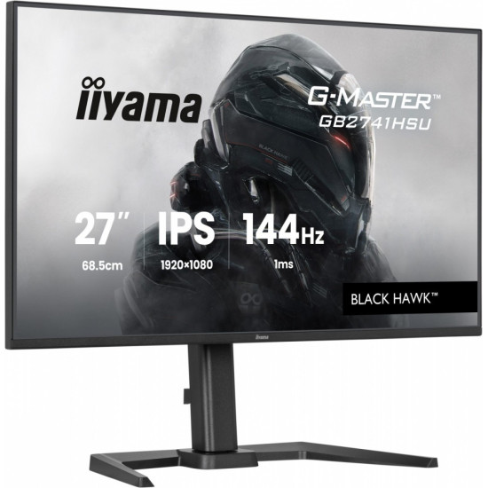 Monitor 27 cali GB2741HSU-B1 IPS,FHD,144Hz,1ms,2xUSB,350cd,HDMI,DP,  HAS (150) PIVOT 