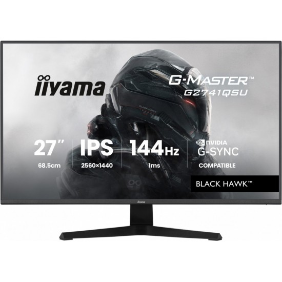 Monitor 27 cali G2741QSU-B1 IPS,QHD,144Hz,1ms,2xUSB                  Adaptive G-SYNC,HDMI,DP,350cd, 