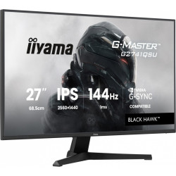 Monitor 27 cali G2741QSU-B1 IPS,QHD,144Hz,1ms,2xUSB                  Adaptive G-SYNC,HDMI,DP,350cd, 