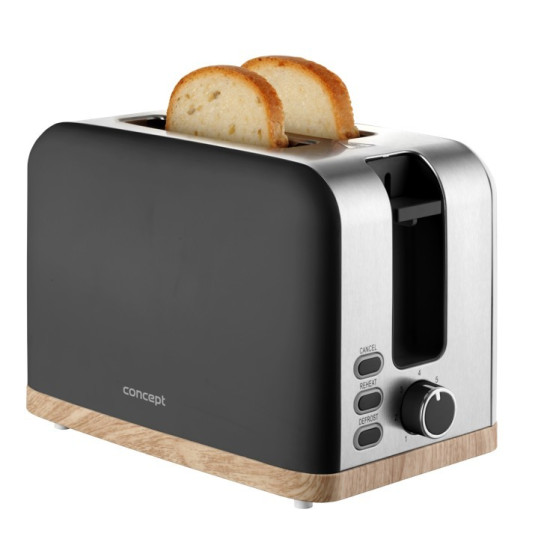 Toster Elwood czarny TE2016 