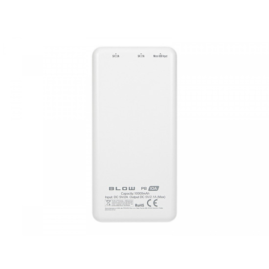 Power Bank PB10A 10000mAh Biały 