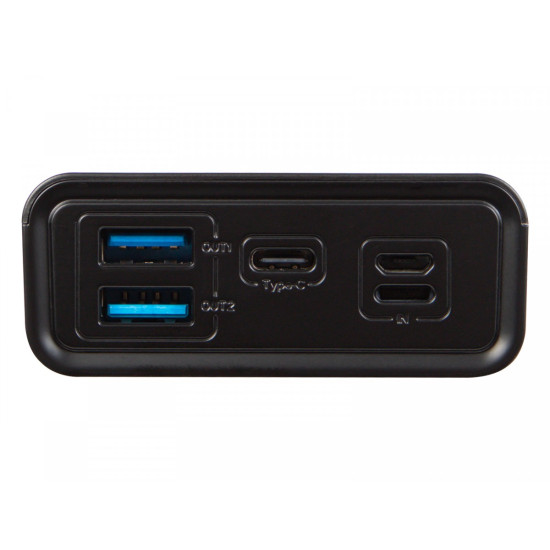 PowerBank PB20E QC+PD 20W 20000mAh+lightning Czarny 