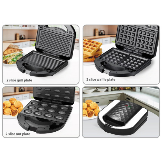 Opiekacz do kanapek / sandwich 3w1  MR-709