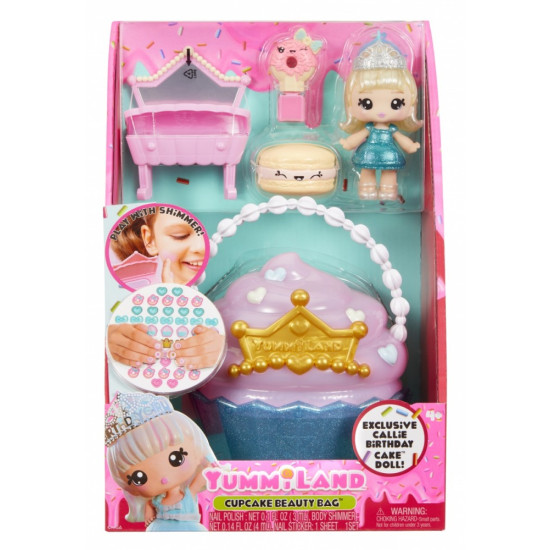 Lalka Yummiland Beauty Bag + Lip Gloss Cupcake 
