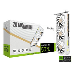 Karta graficzna GeForce RTX 5070 AMP 12GB GDDR7 192bit 3DP/HDMI biała
