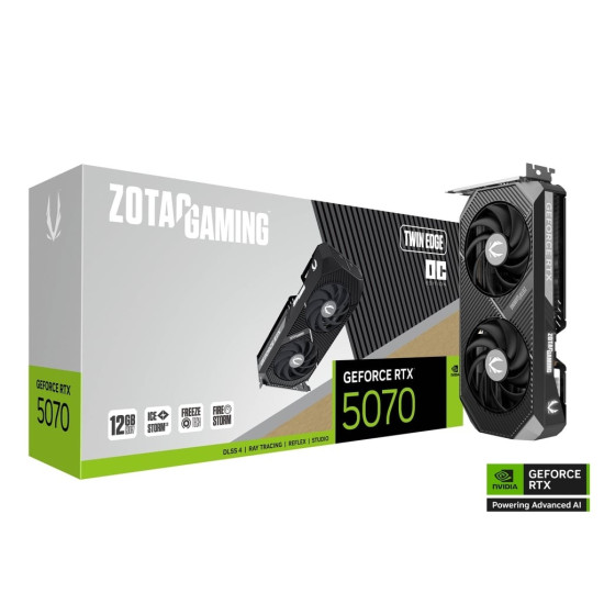 Karta graficzna GeForce RTX 5070 TWIN EDGE OC 12GB GDDR7 192bit 3DP/HDMI