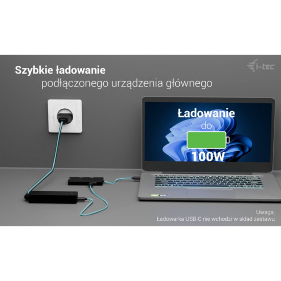 Stacja dokująca USB-C Triple 4K HDMI Video Adapter Power Delivery 100W 