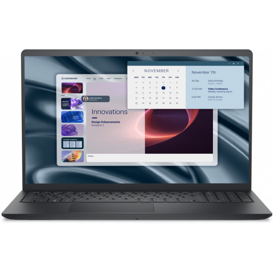 Laptop Dell Pro 15 Essential PV15250 W11P i7-1355U|16GB|512GB|Intel UHD|FgrPr|WLAN+BT|15.6 FHD|BcklKb|4C|65W|3YPS Carbon Black (Plastic) 