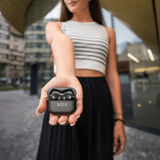 Słuchawki TWS Novatune czarne 