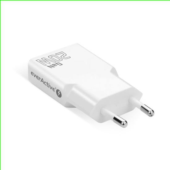 Ładowarka sieciowa SUPER SLIM QC 3.0 20W 1XUSB 1XUSB-C biała SC-340Q