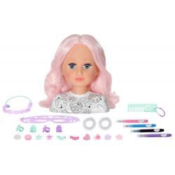 Głowa do stylizacji i czesania Baby Born