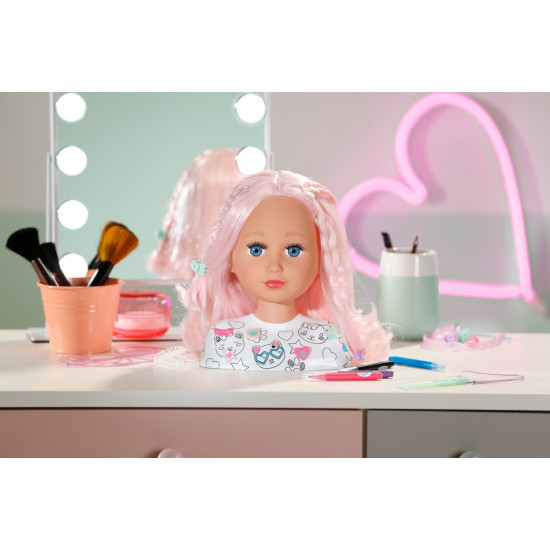 Głowa do stylizacji i czesania Baby Born