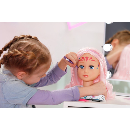 Głowa do stylizacji i czesania Baby Born