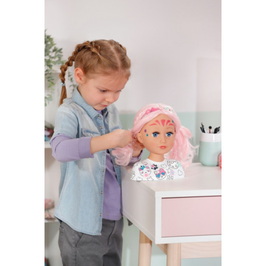 Głowa do stylizacji i czesania Baby Born