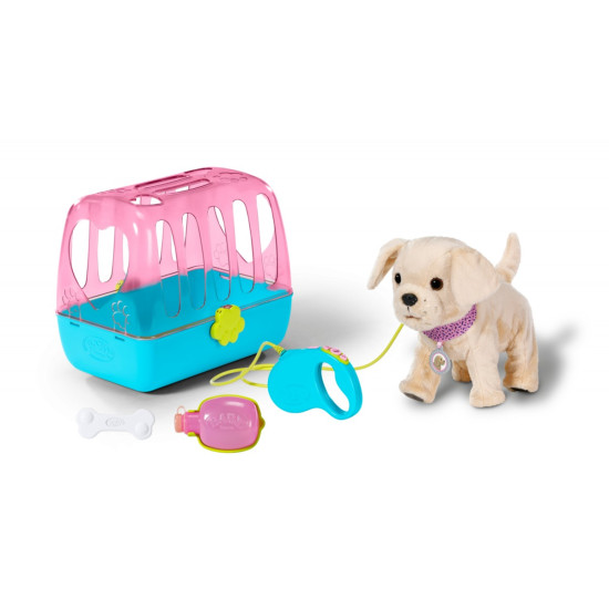 Interaktywny piesek Labrador Lucky na smyczy Baby Born