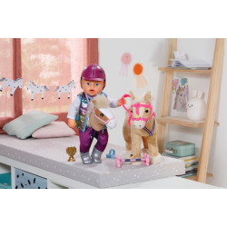 Zestaw Hobby Horse dla lalki Baby Born 43 i 36 cm