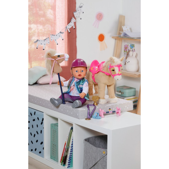 Zestaw Hobby Horse dla lalki Baby Born 43 i 36 cm
