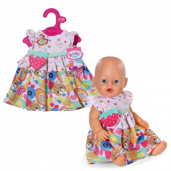 Sukienka Baby Born Owoce 43 cm 