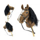 Koń na kiju Hobby Horse Dark Brown brązowy
