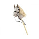 Koń na kiju Hobby Horse Light Grey szary