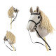 Koń na kiju Hobby Horse Light Grey szary