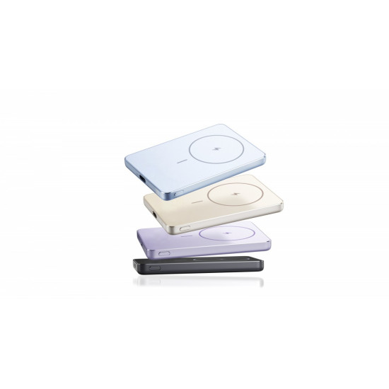 PowerBank Super Slim Magnetic 5000 złoty
