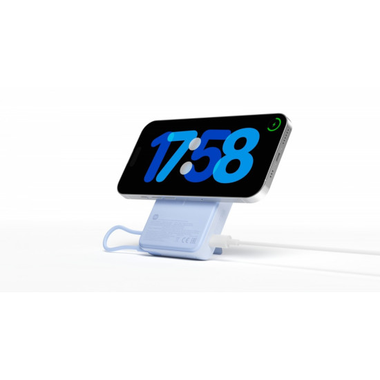 PowerBank Magnetic 10000 z podstawką beżowy