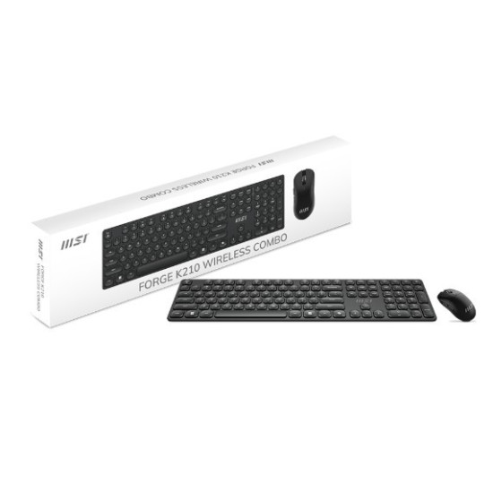 Klawiatura + mysz Forge K210 Combo US 