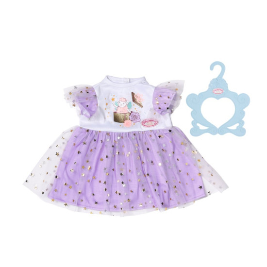 Baby Born Fioletowa sukienka tutu dla lalki 43 cm