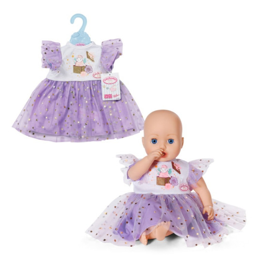 Baby Born Fioletowa sukienka tutu dla lalki 43 cm