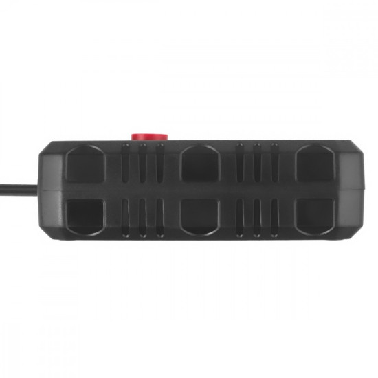 Listwa zasilająca MCE388 B 2 gniazda, 3xUSB, 110-120V AC 50/60Hz, 2.1A max 2500W, 3m czarna