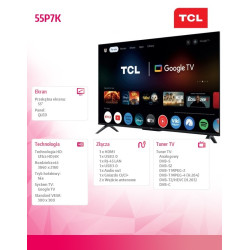 Telewizor LED 55 cali 55P7K 