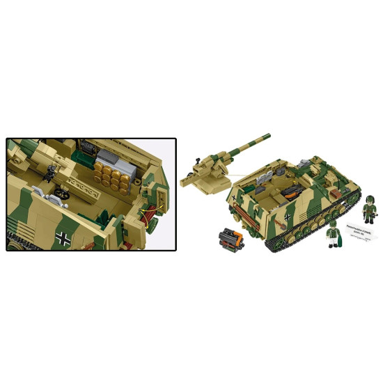 Klocki Panzehaubitze Hummel 1118 klocków