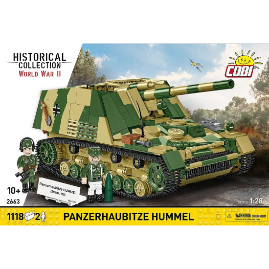 Klocki Panzehaubitze Hummel 1118 klocków