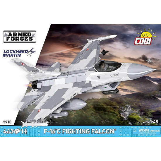 Klocki F-16C Fighting Falcon 463 klocków