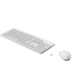 Klawiatura z myszą HP 230 Combo Bezprzewodowa Biała 3L1F0AA#ABB 
