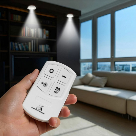 Lampa zestaw 6 LED Energy z pilotem na baterie 3xAAA MCE165