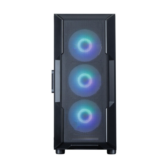 Obudowa I3 NEO V2 Mid Tower ARGB fan x4 czarna
