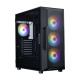 Obudowa I3 NEO V2 Mid Tower RGB fan x4 czarna