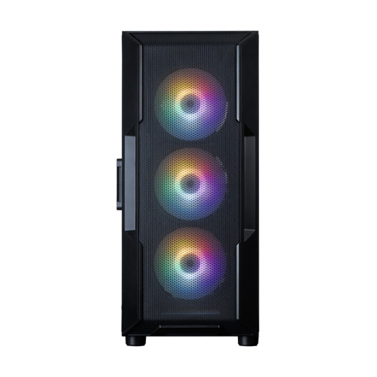 Obudowa I3 NEO V2 Mid Tower RGB fan x4 czarna