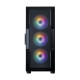 Obudowa I3 NEO V2 Mid Tower RGB fan x4 czarna
