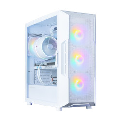 Obudowa I3 NEO V2 Mid Tower RGB fan x4 biała
